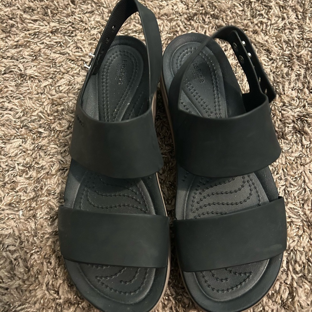 Croc sandals